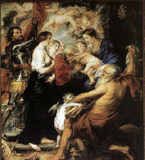 Peter Paul Rubens Our Lady with the Saints Germany oil painting art